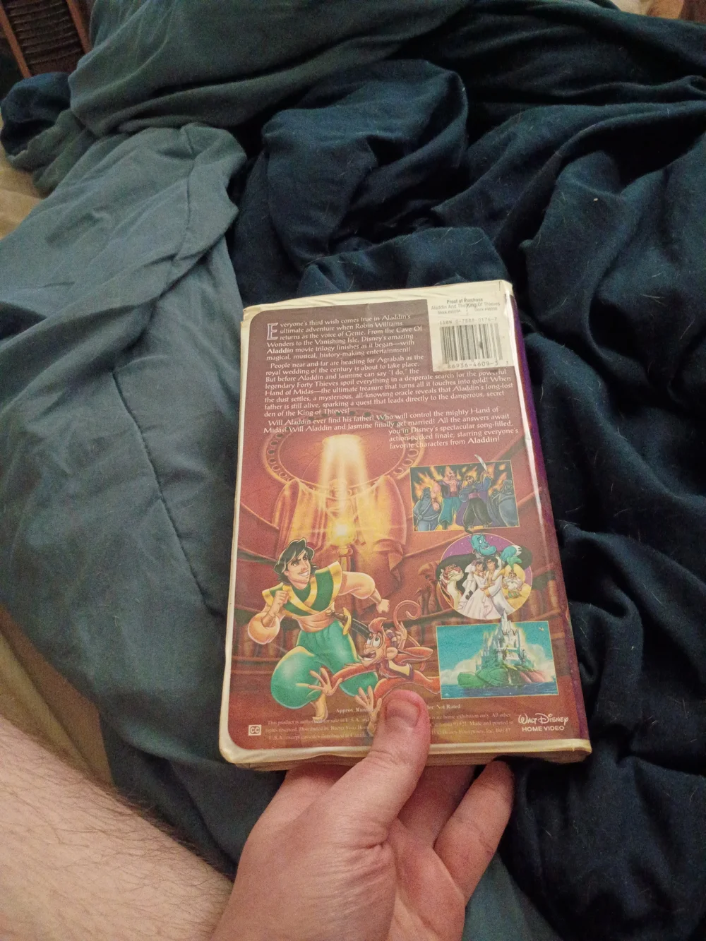 Disney Aladdin on VHS